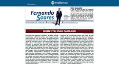 Desktop Screenshot of fernandosoares.midiamax.com.br