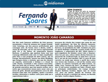 Tablet Screenshot of fernandosoares.midiamax.com.br